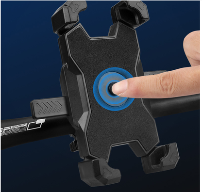 Adjustable cell phone holder